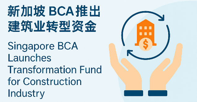 新加坡 BCA 推出建筑业转型资金