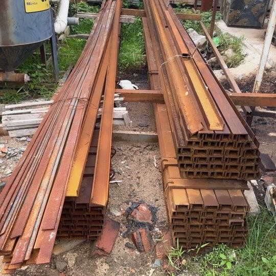 处理槽钢和扁钢