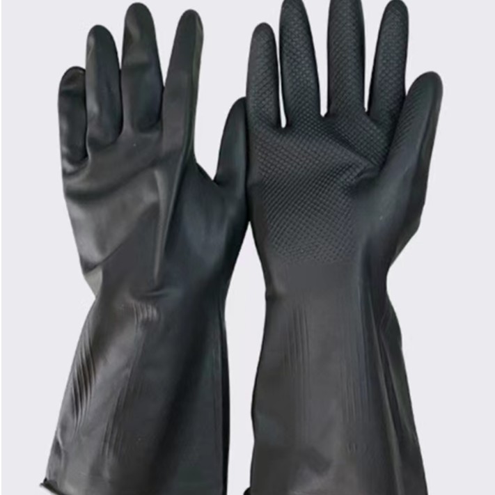 Black Rubber Glove10"-黑橡胶手套