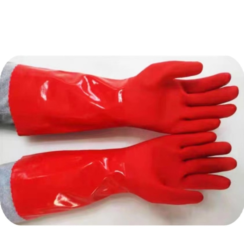 Red Rubber Glove 10"-红橡胶手套