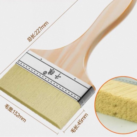 6寸加厚混鬓毛刷子（227*45*132mm）