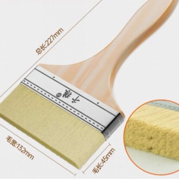 6寸加厚混鬓毛刷子（227*45*132mm）