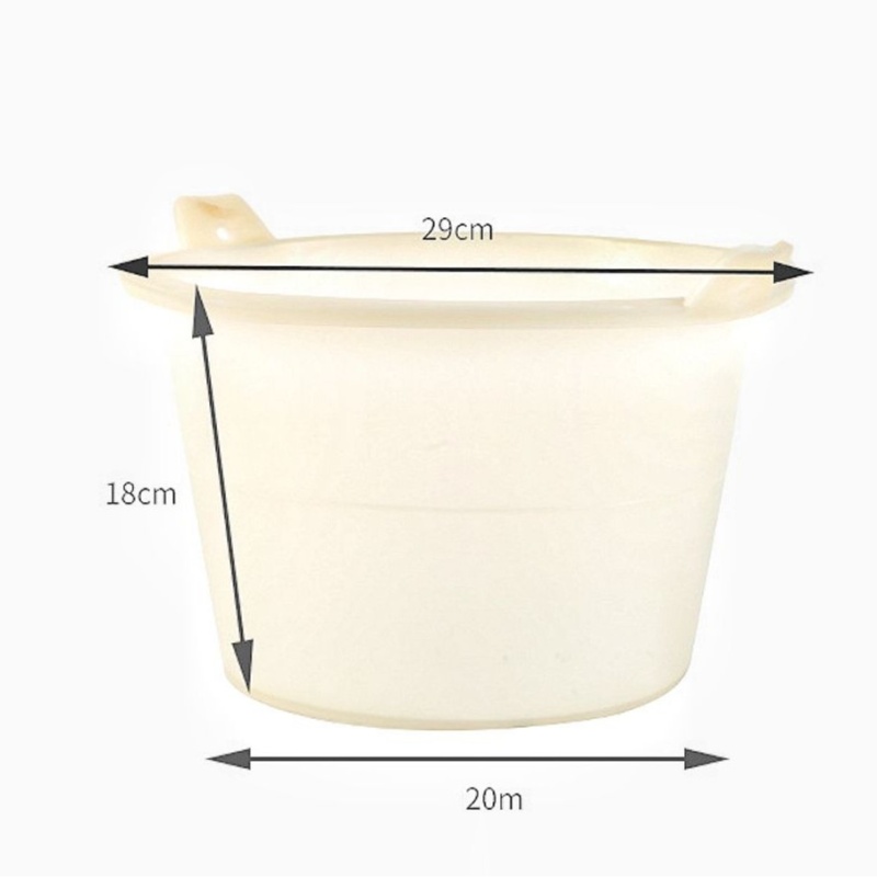 白色水泥桶（带钢丝提手）