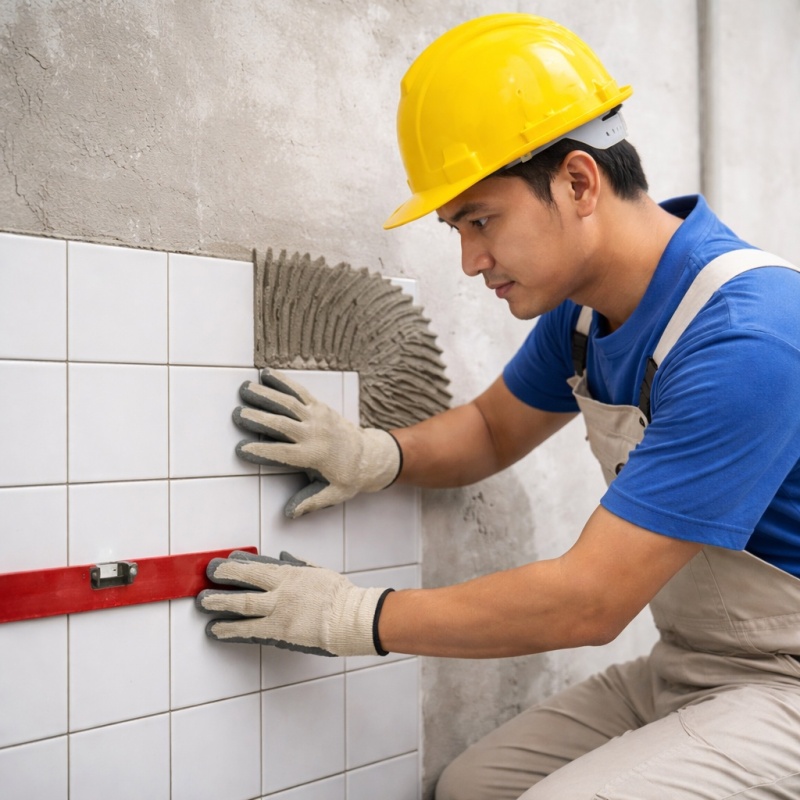 因工地赶工需要瓷砖和抹灰工